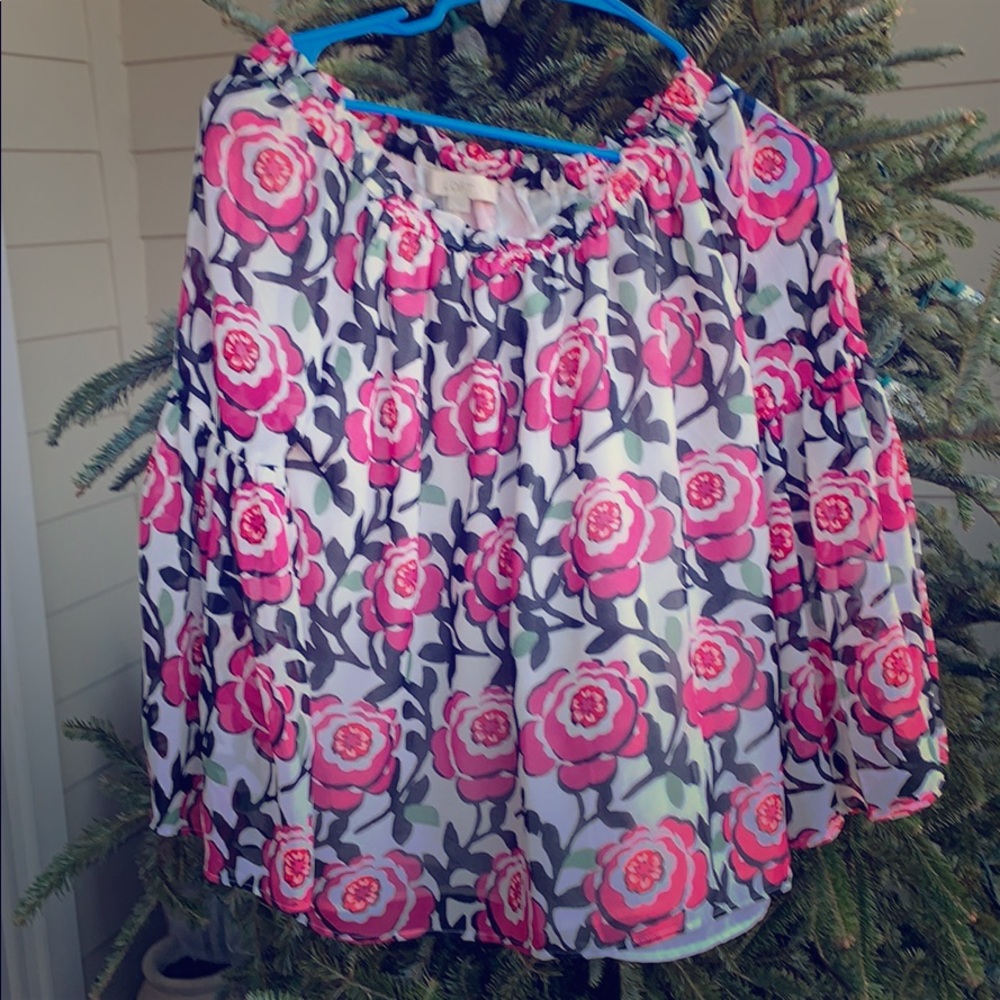 Loft size large off the shoulder